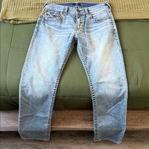 True Religion Ricky Super T Flap Straight Jean 34"